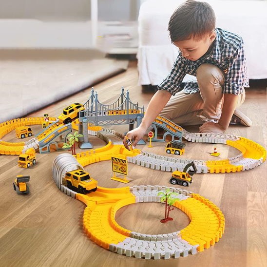 Circuit voiture enfant deluxe