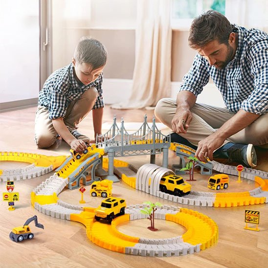 Circuit voiture enfant éducatif