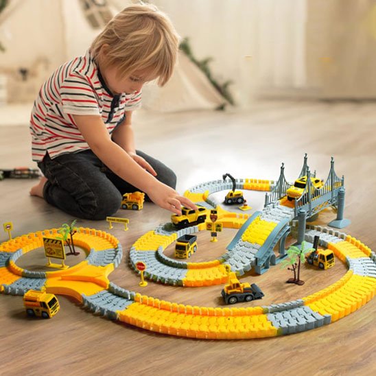 Circuit voiture enfant interactif