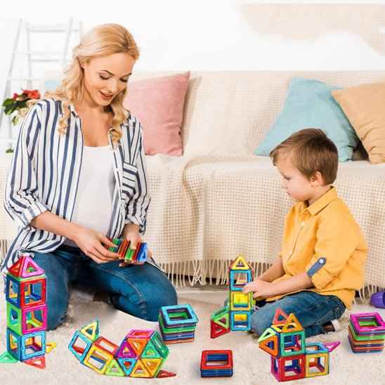 Jeu de construction magnétique | Créatif Plus