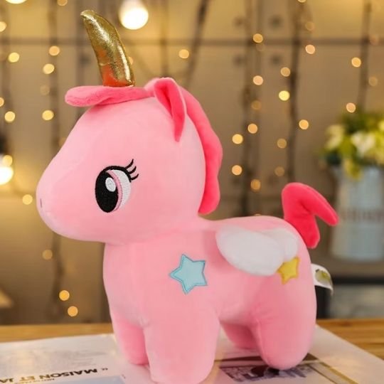 Peluche licorne magique