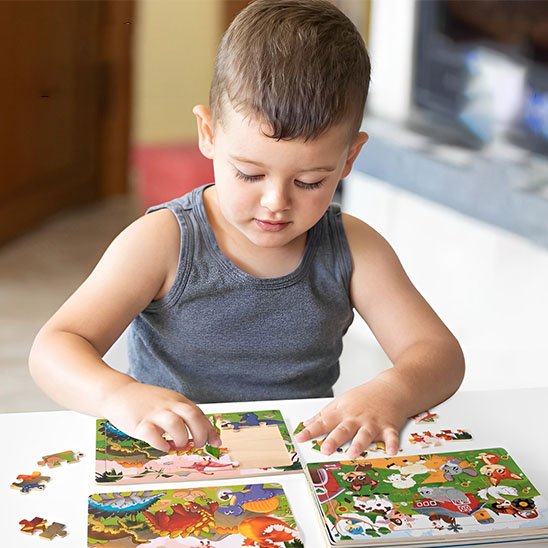 Puzzle bois magique