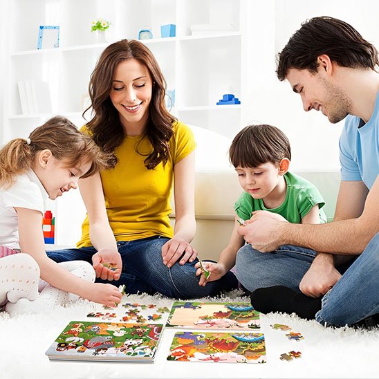 Puzzle bois évolutif