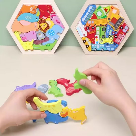 Puzzle en Bois Massif