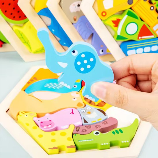 Puzzle en Bois Noble