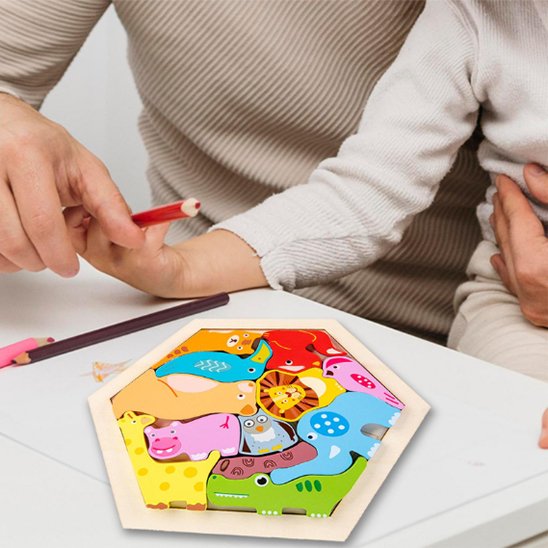 Puzzle en Bois Éducatif