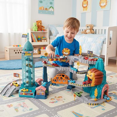 Circuit voiture enfant | ColorMotion - lullybox
