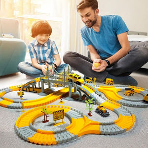 Circuit voiture enfant vibrant