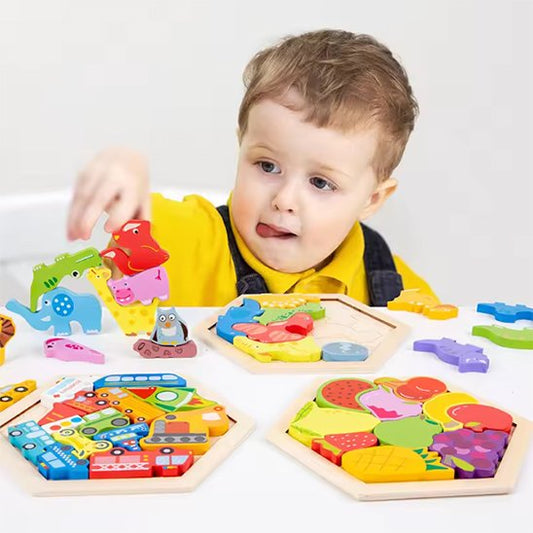 Puzzle en Bois Naturel