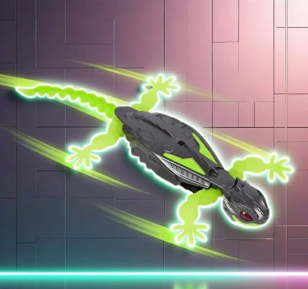 Lézard Télécommandé Grimpeur Mural |Gecko Robot Rechargeable USB - lullybox