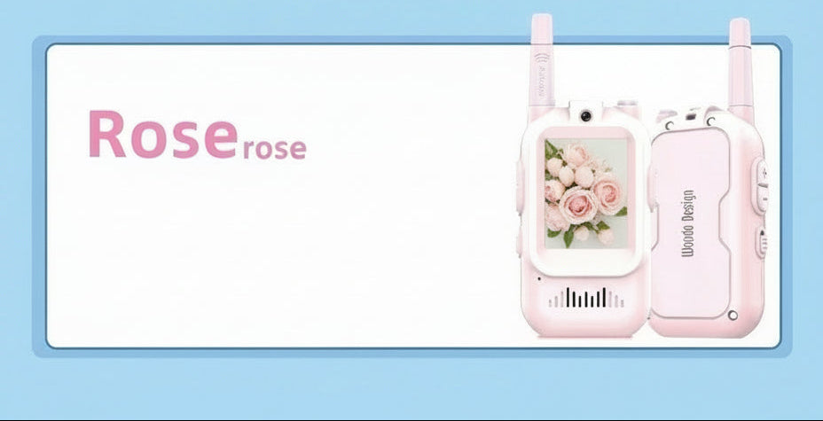 Interphone Vidéo pour Enfants - Talkie-Walkie avec Écran pour Communication Sécurisée