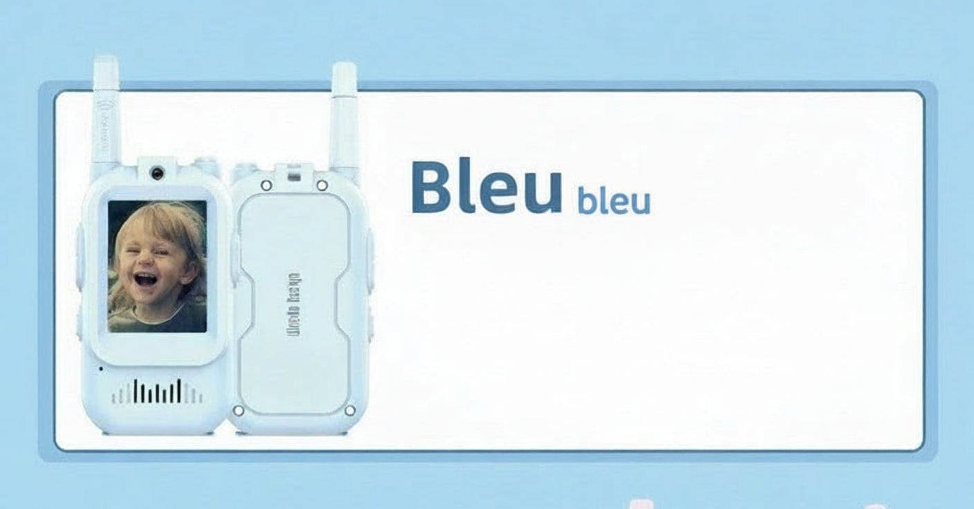 Interphone Vidéo pour Enfants - Talkie-Walkie avec Écran pour Communication Sécurisée