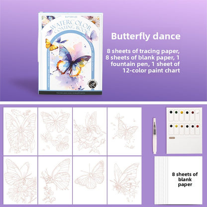 Carnet de Peinture Aquarelle pour Enfants - Kit Créatif Éducatif 3-8 ans